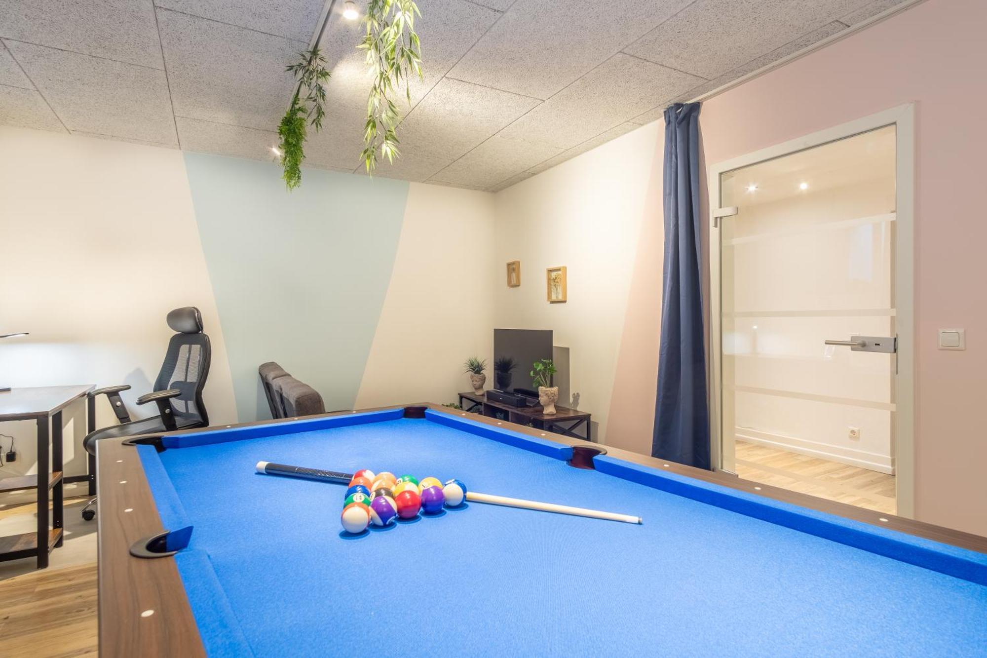 Pool Table Heaven, Workstation, 4K Tv, Netflix Apartman Lipcse Kültér fotó
