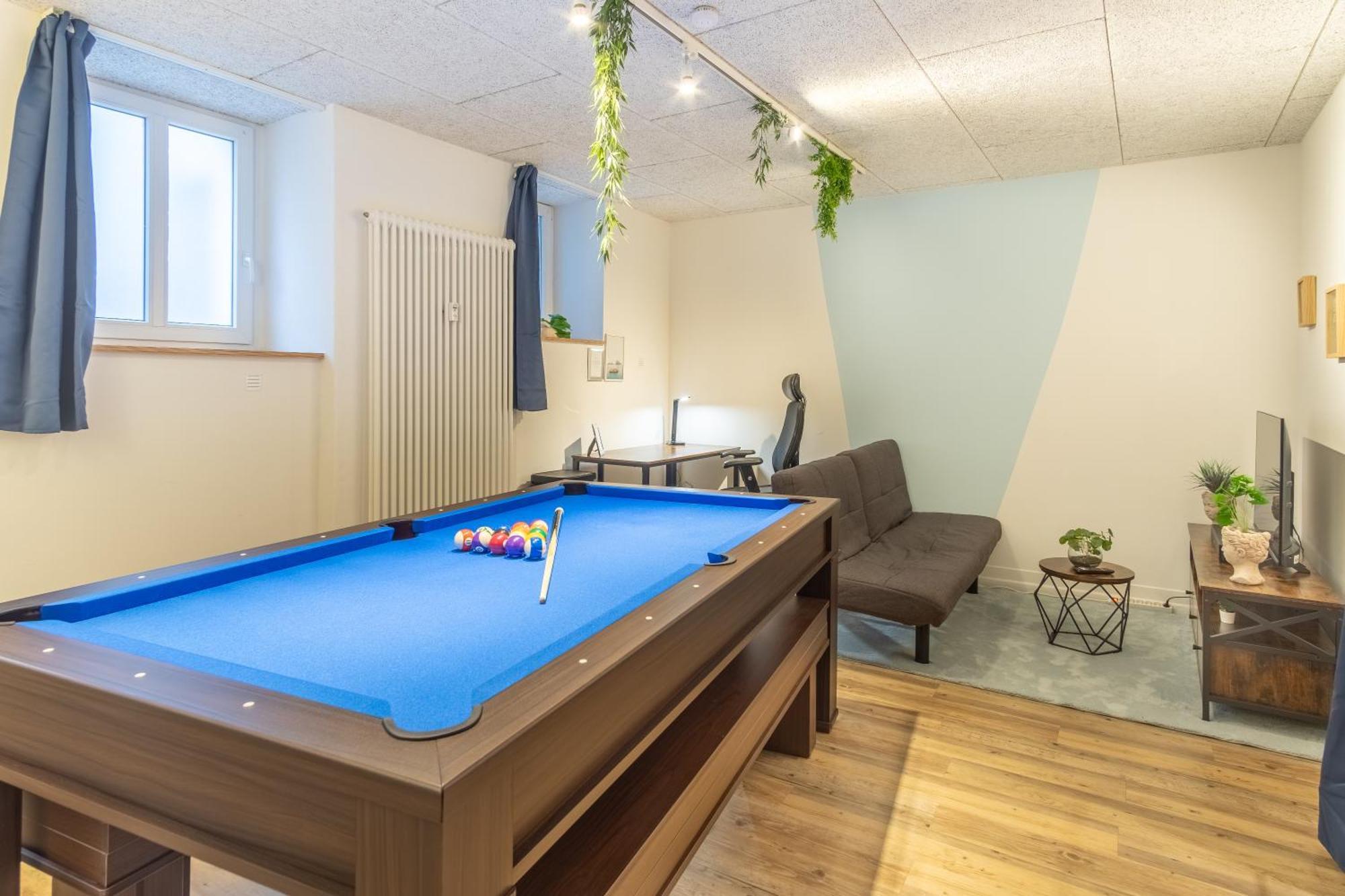 Pool Table Heaven, Workstation, 4K Tv, Netflix Apartman Lipcse Kültér fotó
